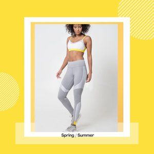 Runaway Color Block Leggings - Stone
